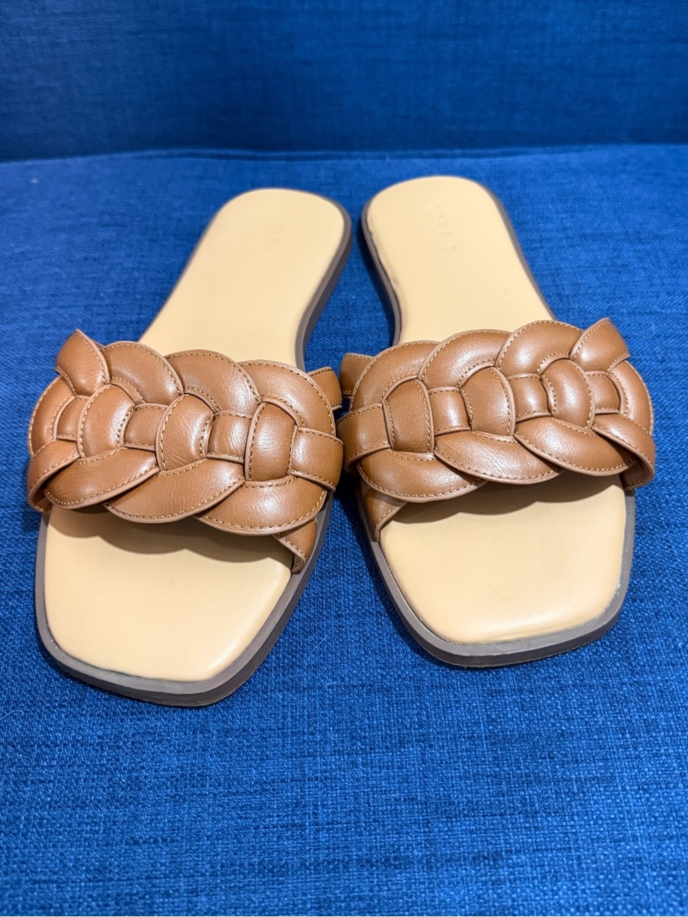 TORRID Tan Braided Slide Sandals size 11